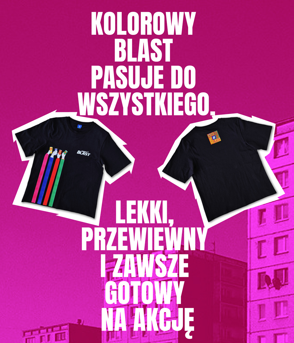 T-SHIRT typu chcę to Blast