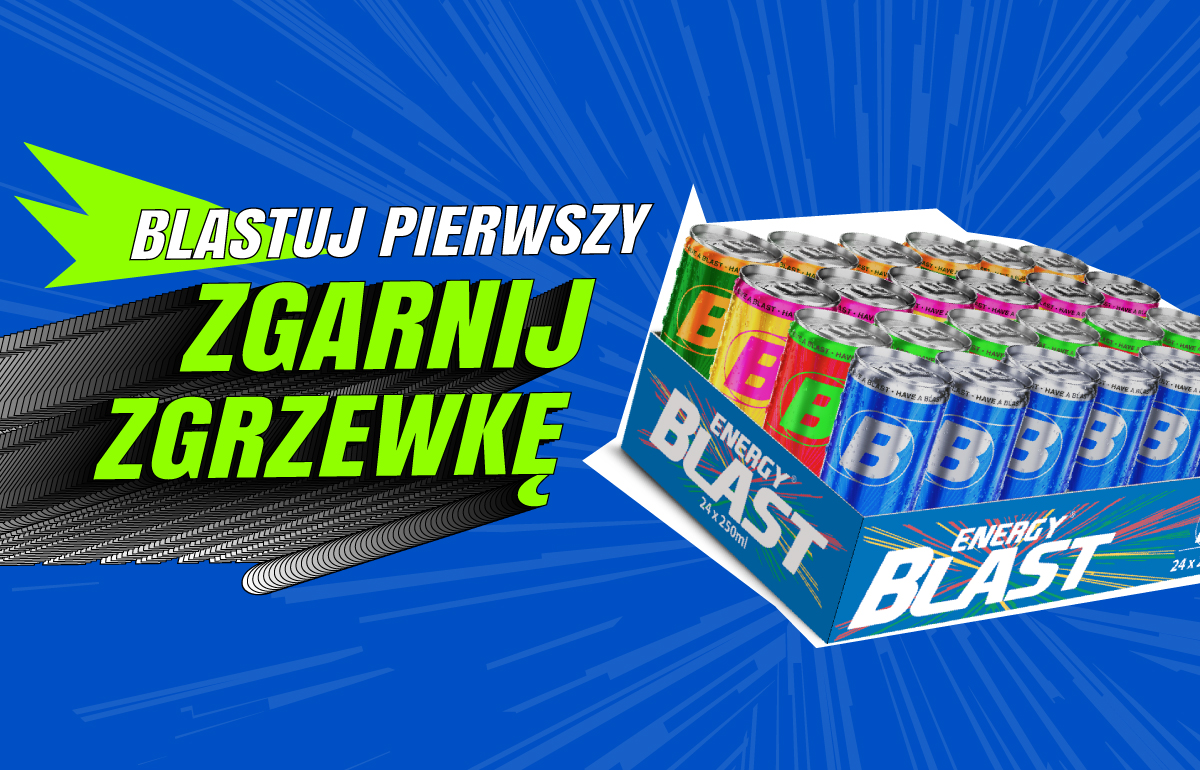 Regulamin konkursu Energy Blast „Blastuj Pierwszy – Zgarnij Zgrzewkę”