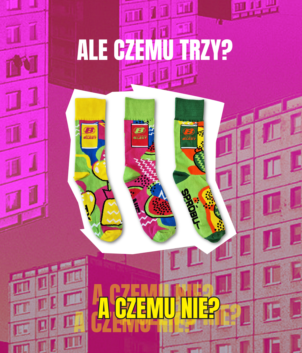 Skarpetki typu jedna za dużo Blast