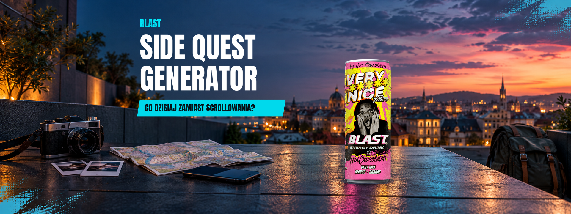 BLAST Side Quest Generator – pomysły na aktywności zamiast scrollowania