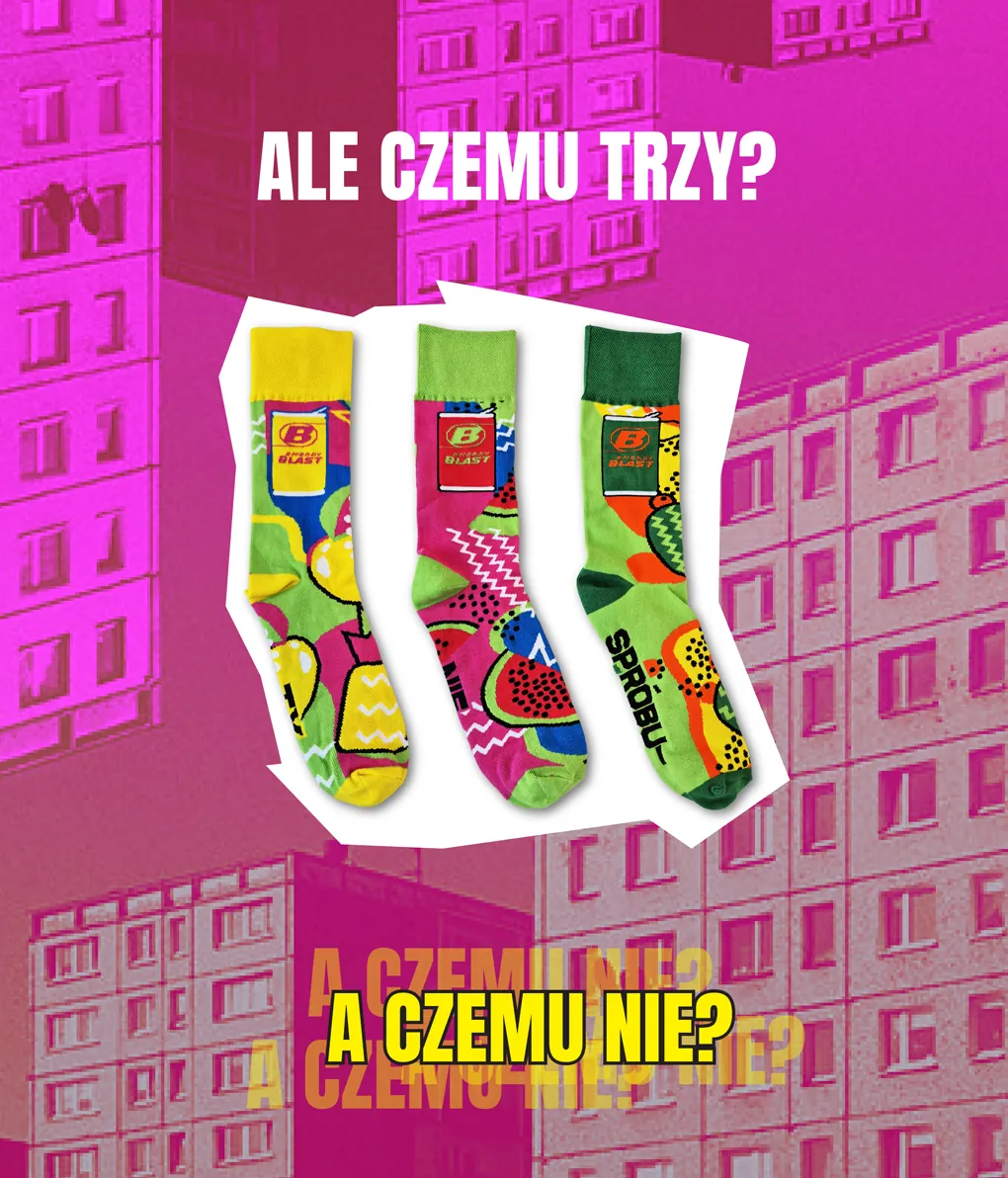 Skarpetki typu jedna za dużo Blast