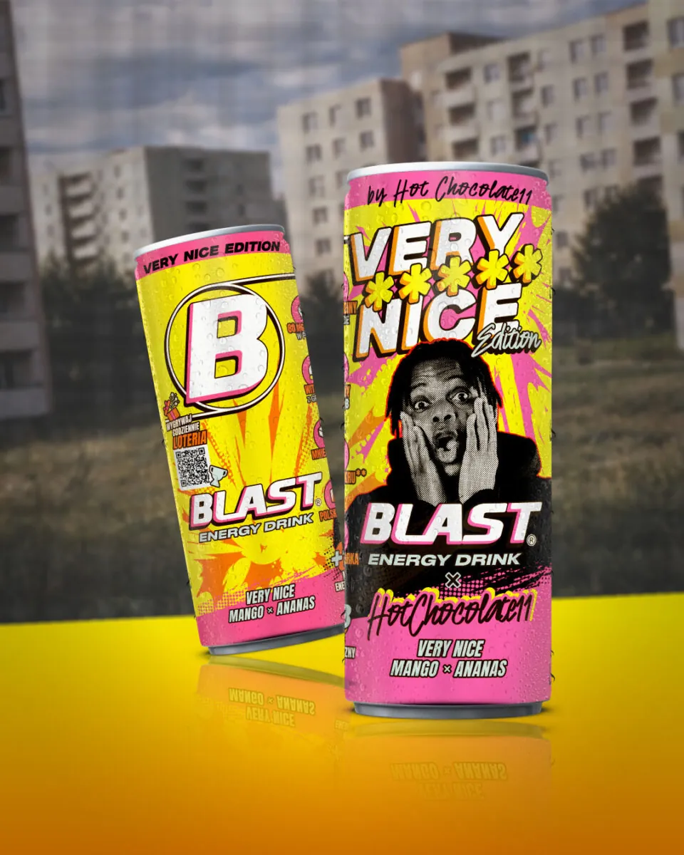 Czy napoje energetyczne mają sens bez cukru? 0 vs classic – a może jest trzecia opcja? 9 BLAST Energy Drink Very Nice Mango - Ananas