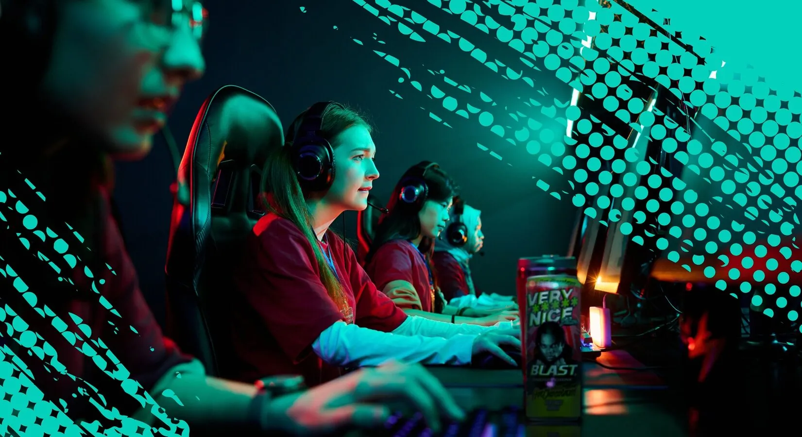 energy drinki w gamingu i e-sporcie