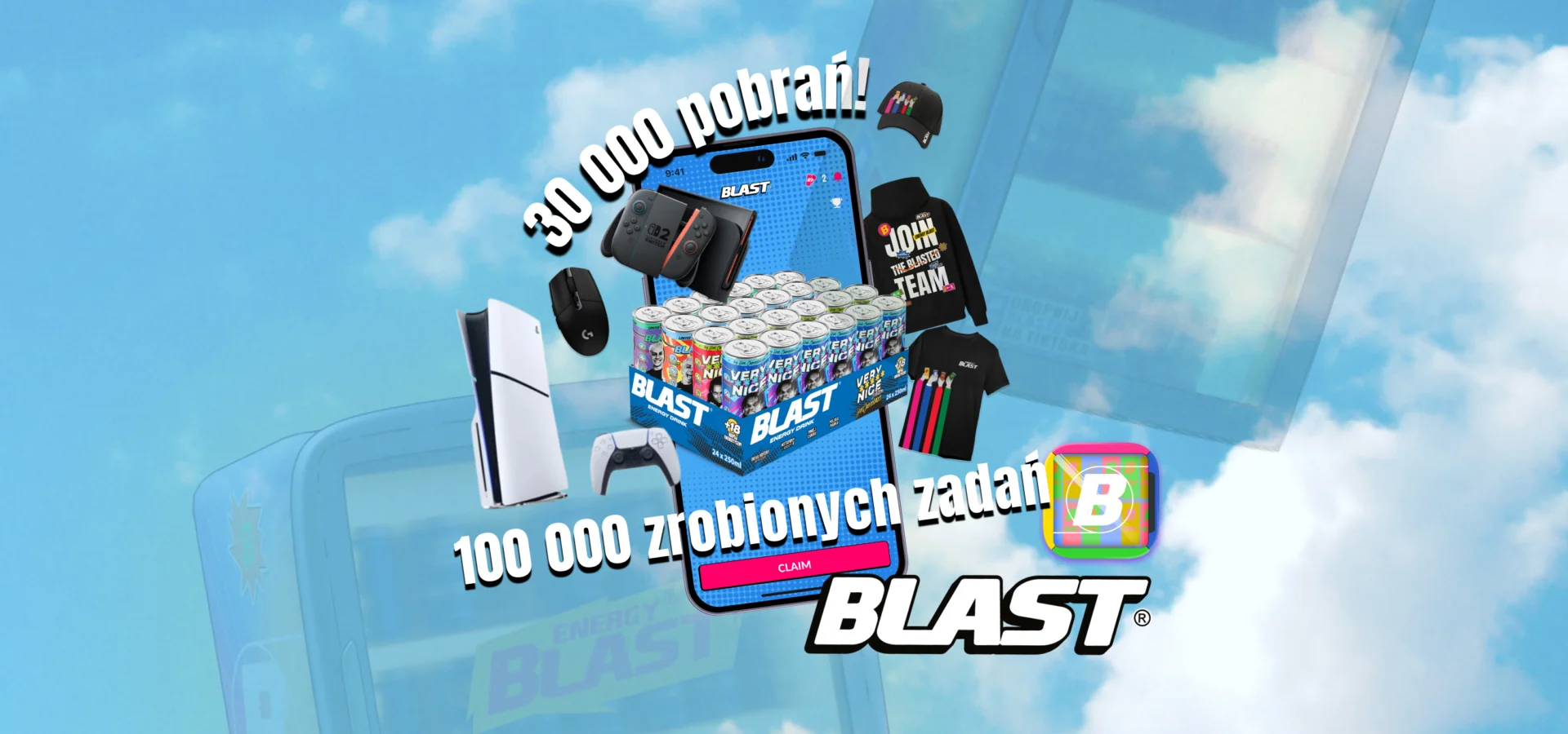 Aplikacja BLAST – 300 losowań, nagrody i 30 000+ pobrań